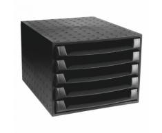 Ablagesystem »The Box Open« schwarz, EXACOMPTA, 28.4x21.8x38.7 cm