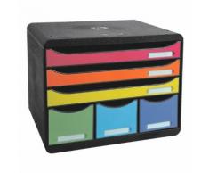 Ablagesystem »Storebox Maxi« farbig sortiert, EXACOMPTA, 35.5x27.1x27 cm