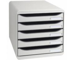 Ablagesystem »Big-Box Plus« grau, EXACOMPTA, 27.8x27.1x34.7 cm