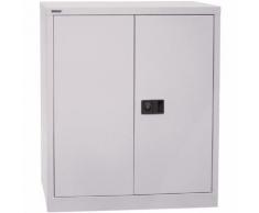Stahlschrank mit Flügeltüren »Universal« 91,4 x 100 cm grau, Bisley, 91.4x100x40 cm