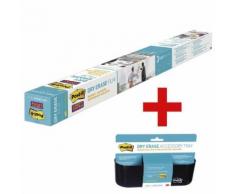 Dry Erase Folie »DEF6x4-EU« inkl. Dry Erase Ablagekorb »DEFTRAY-EU« transparent, Post-It, 182.9x121.9 cm