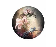 Runde Fototapete, Blumen, Komar