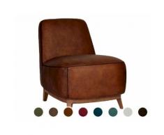 Bodahl »Emil« Designersessel Leder old bassano / 23 Antik Lampre