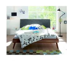 Hasena Soft-Line Bett Noble Ripo/Masi 120x200 cm / Eiche sägerauh