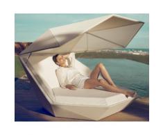 Vondom »FAZ« Outdoor Daybed inkl. Sonnenblende Basic matt / Orange