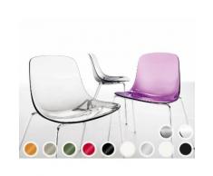 infiniti PURE LOOP 4 Legs Designer-Stuhl AC31 Schwarz matt lackiert /
