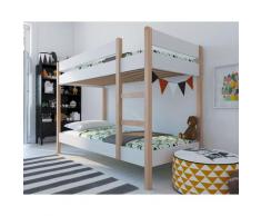 BLN Kids »Alto« Etagenbett weiss / mit 2 Platten