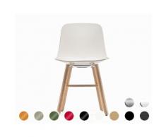 infiniti PURE LOOP Retro Designer-Stuhl MAR03 Eiche natur / PC101