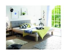 Hasena Soft-Line Bett Noble Ivio/Ronna 140x200 cm / Eiche sägerauh