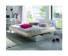 Hasena Soft-Line Bett Noble Lecco/Jump 140x200 cm / Eiche sägerauh