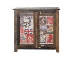 Taste of India Unikat Schrank vintage-multicolor-finish