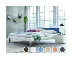 Hasena Soft-Line Bett Noble Caro/Lenio 140x200 cm / Eiche sägerauh