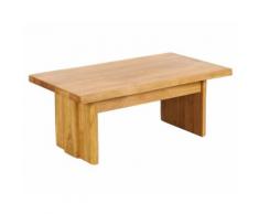 3S Frankenmöbel Massivholz Wildeiche Couchtisch Zingst B 110 x H 65