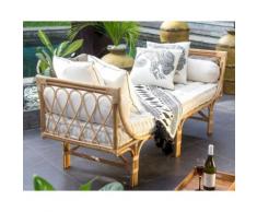 die Faktorei Rattan-Sofa Charmella 190x74x67 cm