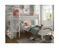 INFANSKIDS »Pinocchio IV« Etagenbett Buche weiß