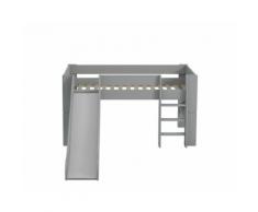 Steens For Kids 617 Spielbett Massivholz 72 grau inkl. Rutsche