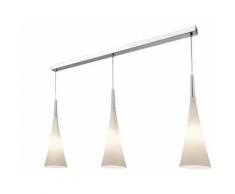 Villeroy&Boch »Stockholm« Pendelleuchte metall gold/glas weiß