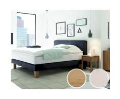Hasena Boxspringbett Modern Ovio/Palermo L 180x200 cm / Kitana anthrazit 604 / Eiche bianco