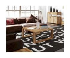 The Beds Minimal Massivholz Couchtisch 2107 / 80x80 cm / Eiche klar