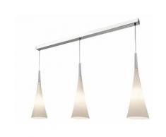 Villeroy&Boch »Stockholm« Pendelleuchte metall chrom/glas weiß
