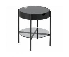Actona Beistelltisch Tipton Glas 75x45x75 cm