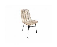 SIT Rattan Vintage Stuhl Metall 2er-Set 5339-01 / B 44 x H 87 x T 57