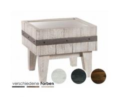 Hasena Factory-Line Nachttisch Butch Akazie Vintage grau