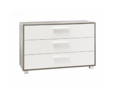 Hasena Oak-Line Wild Kommode Chest Akazie Vintage grau