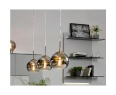 Villeroy&Boch »Tokio« Pendelleuchte smoke 75 cm / metall satin,