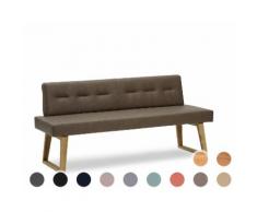 Schösswender Malibu Polsterbank 210 cm / Stoff Kabal 9502 grau /