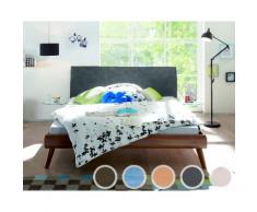 Hasena Soft-Line Bett Noble Ripo/Masi 140x200 cm / Eiche sägerauh