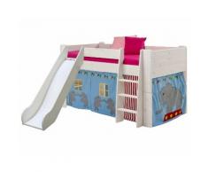 Steens For Kids 617 Spielbett Massivholz 13 White-Wash inkl. Rutsche