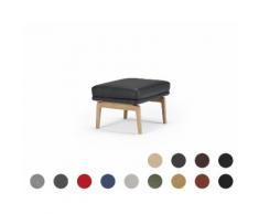Kragelund »Egsmark« Hocker Echtleder 800 Schwarz