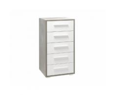 Hasena Oak-Vintage Kommode Tola Buche weiss deckend