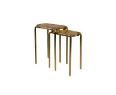 Dutchbone »Bandhu« Beistelltisch 2er-Set Antik-Finish