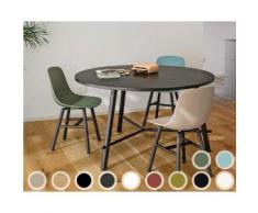 infiniti PURE LOOP Mono Retro Designer-Stuhl MAR08 Schwarz gebeizt /