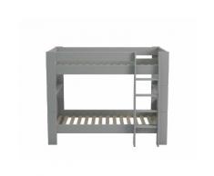 Steens For Kids 615 Etagenbett Massiv72 grau 164 cm