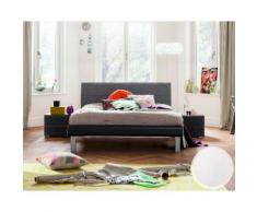 Hasena Soft-Line Bett Noble Caro/Malta 180x200 cm / Eiche sägerauh