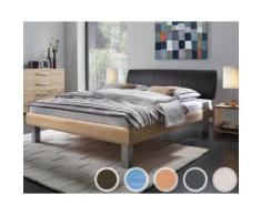 Hasena Soft-Line Bett Mico/Elipsa 140x200 cm Eiche-sägerauh
