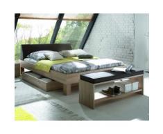 Hasena Top-Line Bett Advance Ivio/Rena 100x200 cm / Eiche sägerauh