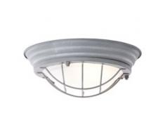 Brilliant Leuchten Typhoon Wand- und Deckenleuchte 29cm grau Beton/weiß, grau