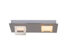 Brilliant Leuchten Doors LED Wand- und Deckenleuchte 2flg eisen, grau