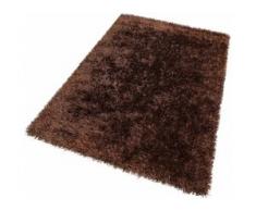 Hochflor-Teppich, Girly, THEKO, rechteckig, Höhe 50 mm, handgetuftet, braun, Unisex