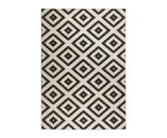 Teppich, Malta, bougari, rechteckig, Höhe 5 mm, maschinell gewebt, schwarz, Unisex