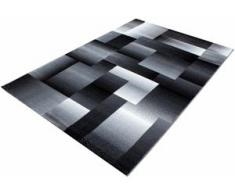 Teppich, Miami 6560, Ayyildiz, rechteckig, Höhe 12 mm, maschinell gewebt, schwarz