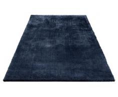 Hochflor-Teppich, Dana, Bruno Banani, rechteckig, Höhe 30 mm, maschinell gewebt, blau
