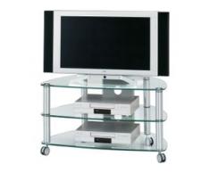 Jahnke TV-Rack CU-SR 910 silberfarben TV- Hifi-Regale Regale Sideboards