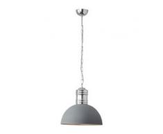 Brilliant Leuchten Frieda Pendelleuchte 41cm grau Beton, grau