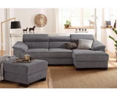 Home affaire Ecksofa Mika, grau