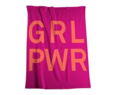 Wohndecke Girl Power, BIEDERLACK, rosa